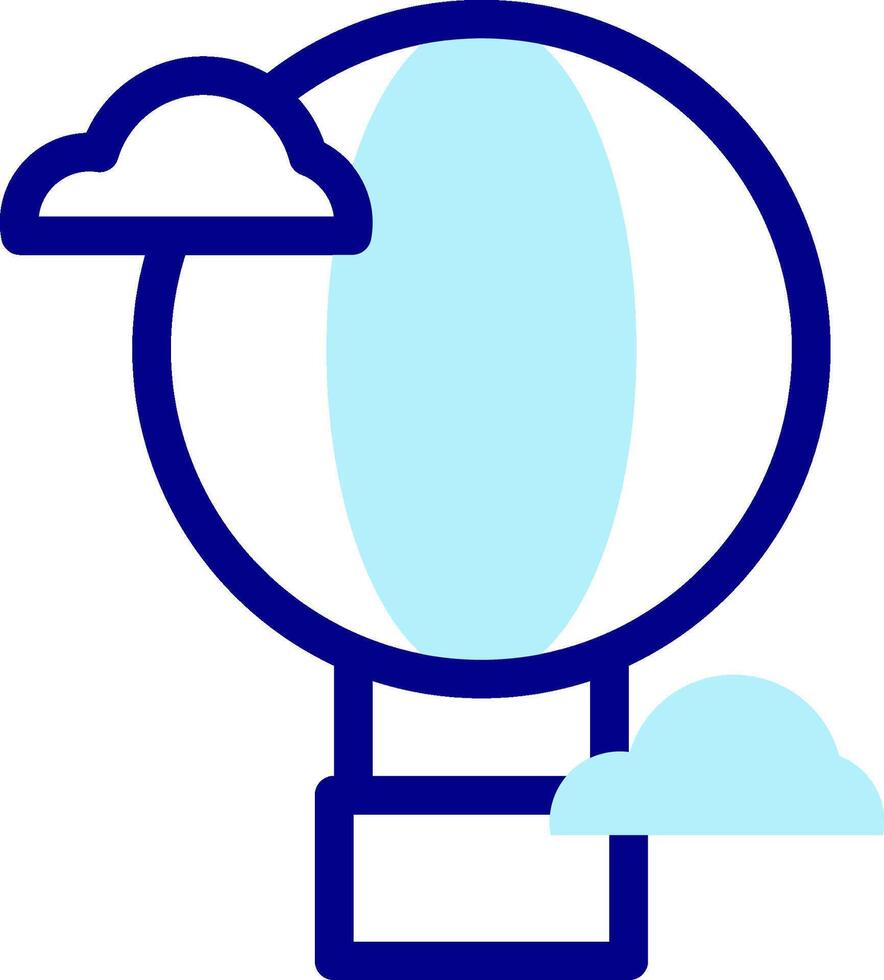 hot air balloon illustration design vector