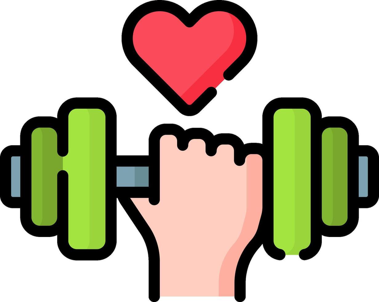fitness illustration design vector