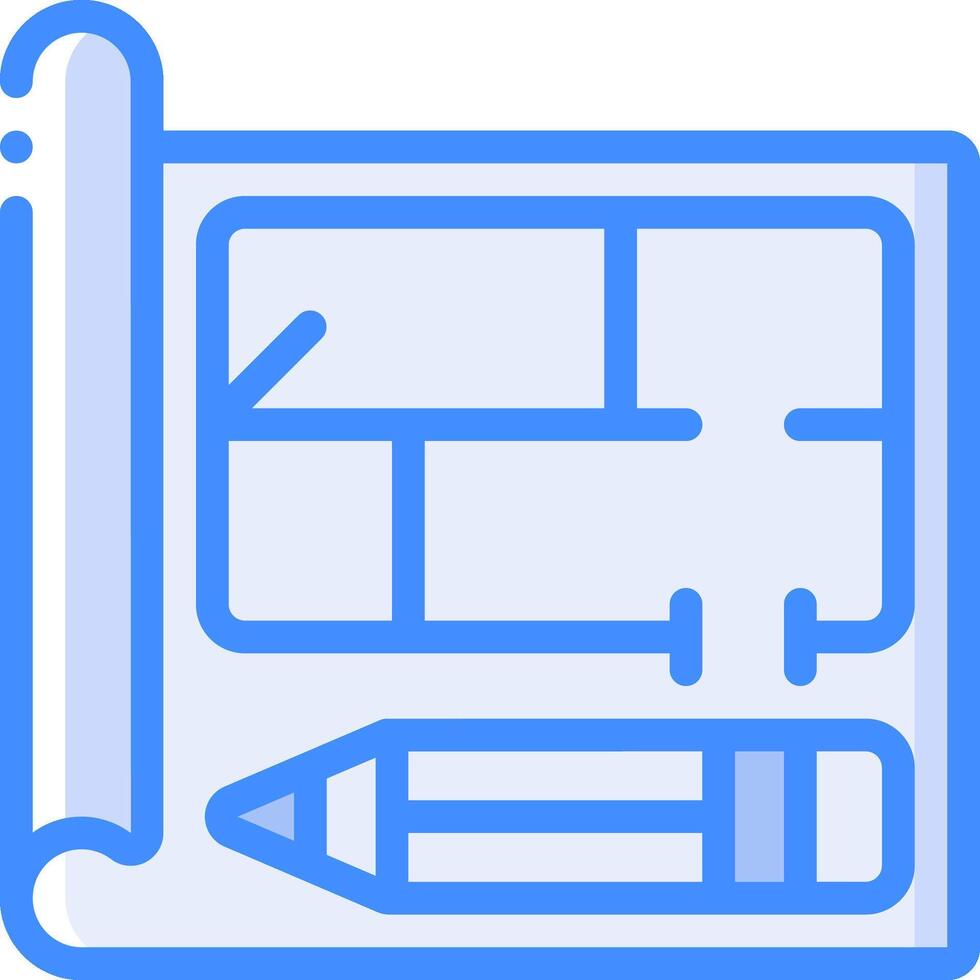 floor plan illustration de vector