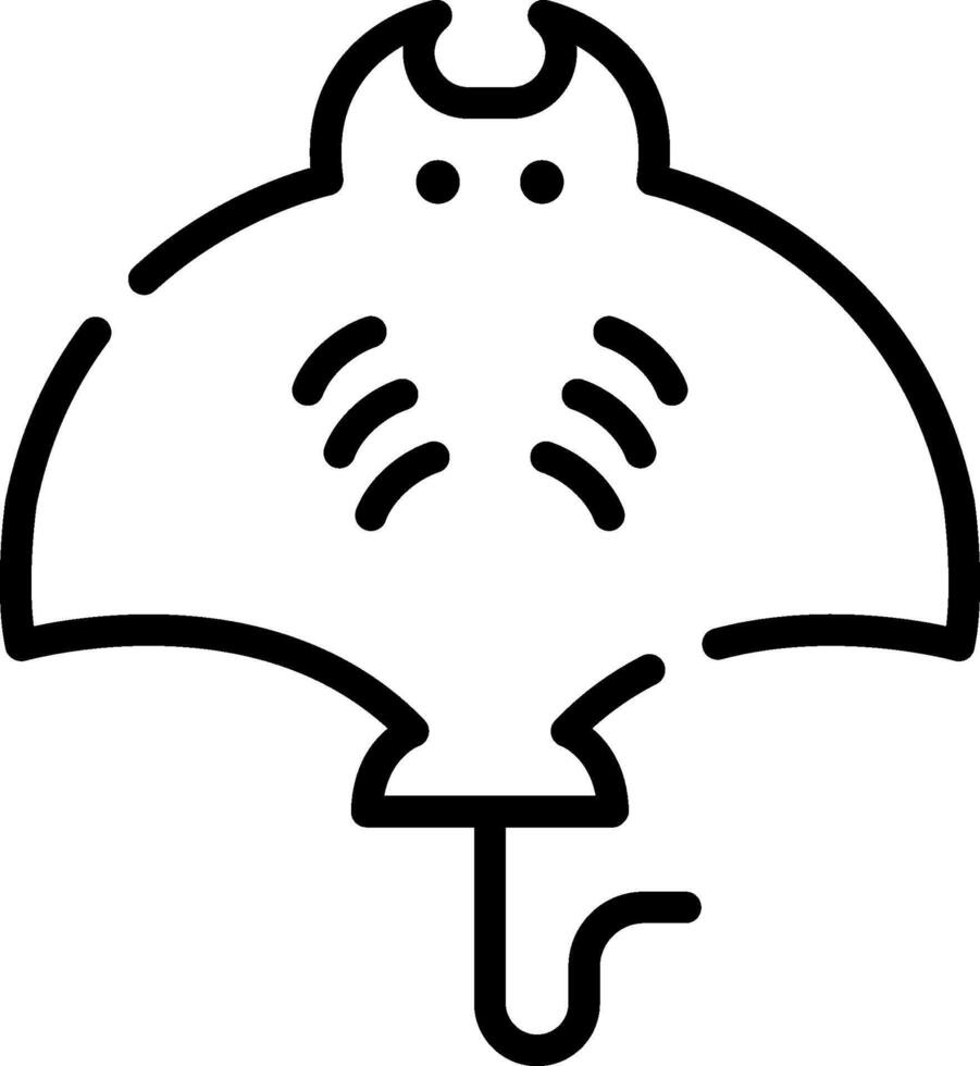 manta ray illustration design vector