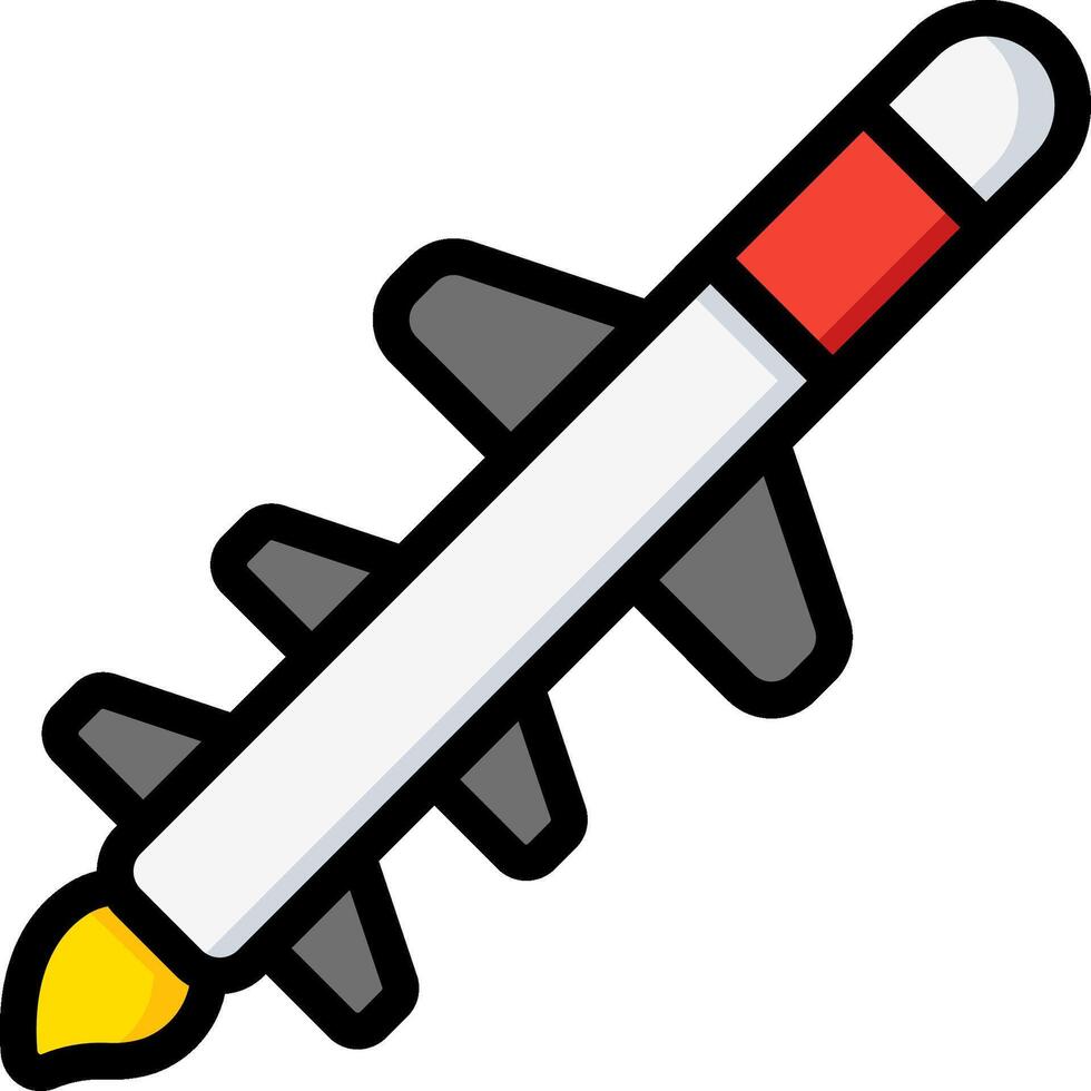 missile illustration design vector
