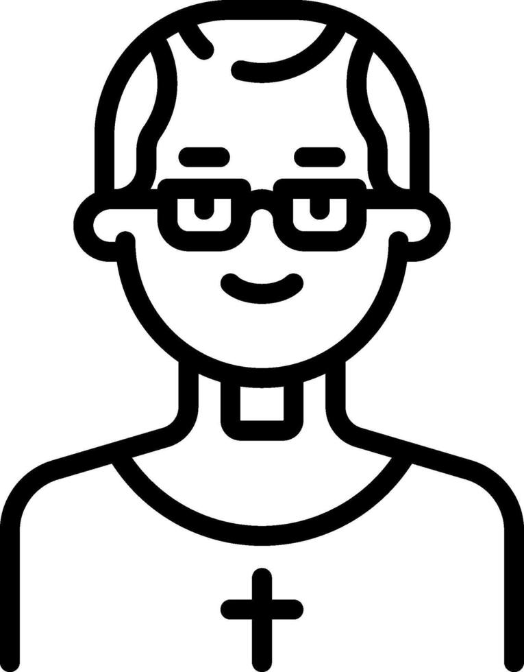 priest illustration design vector