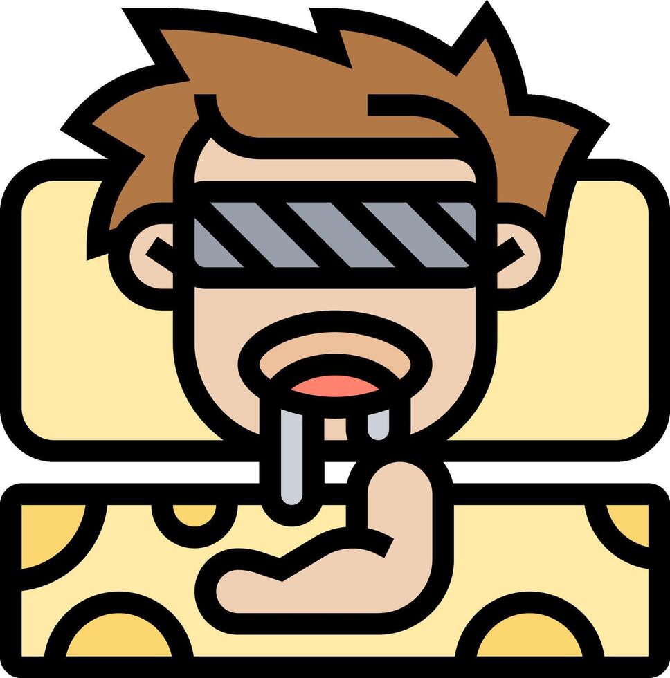 resting illustration design vector