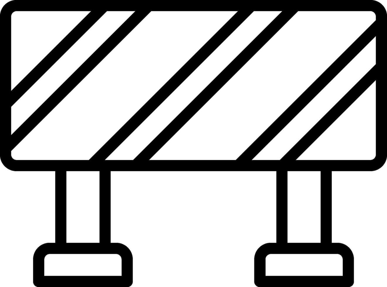 road barrier illustration design vector