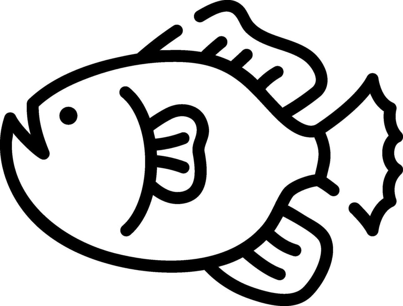 rockfish illustration design vector