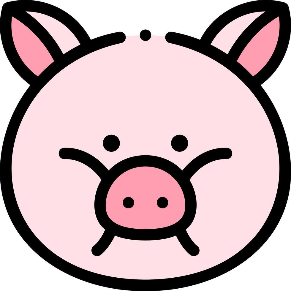 pig illustration design vector