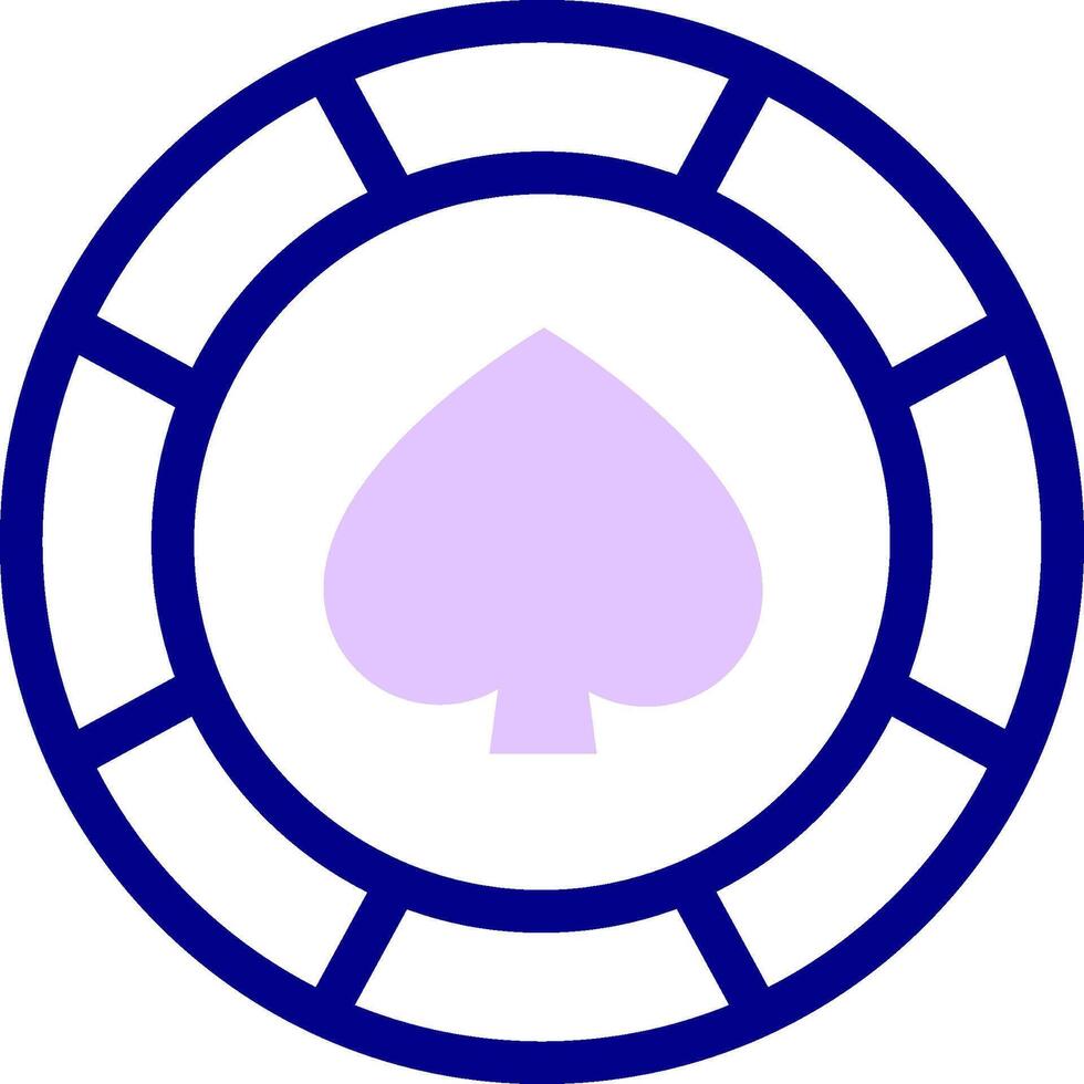 poker chip illustration design vector