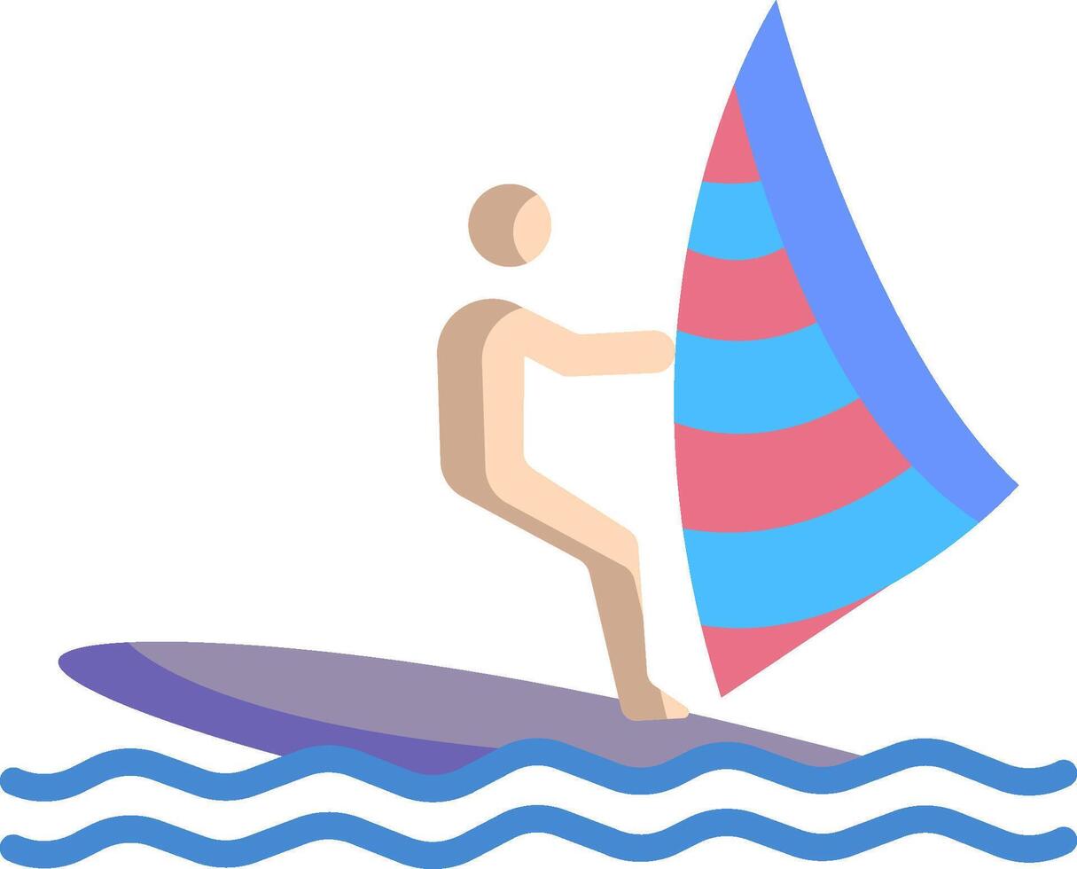 surfing illustration design vector