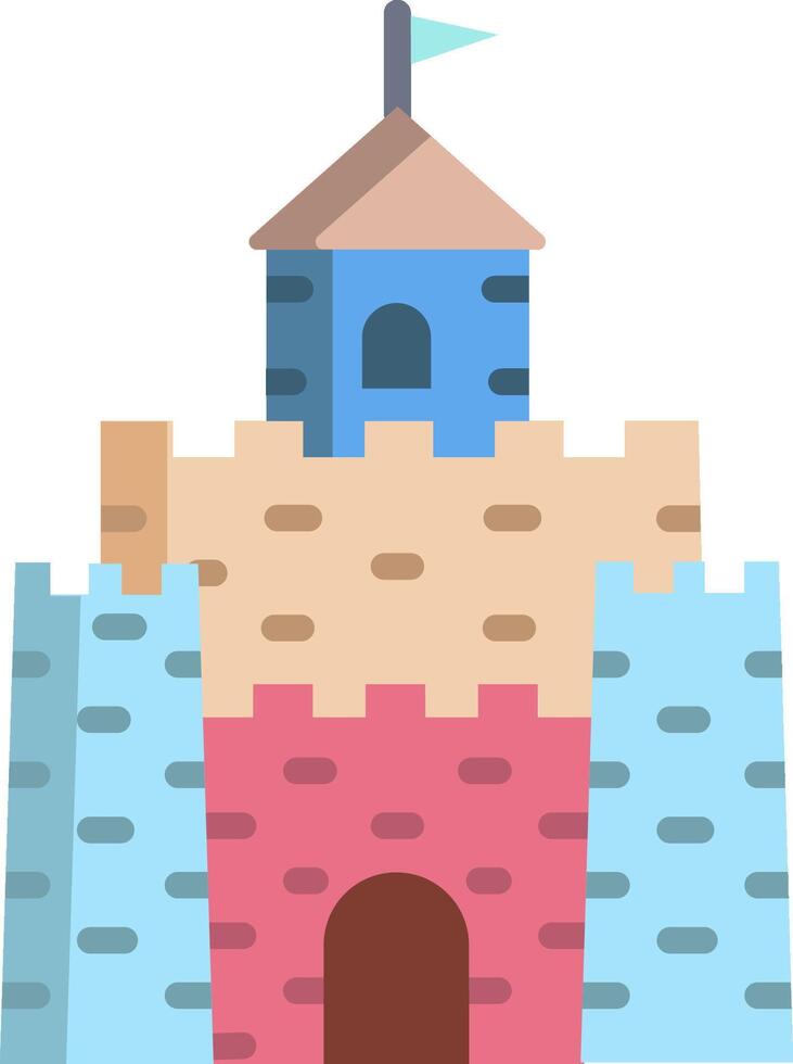 sand castle illustration design vector