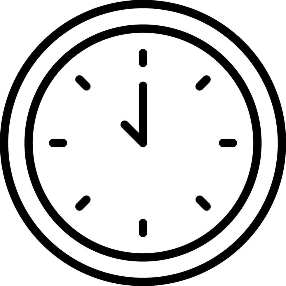 wall clock illustration design vector