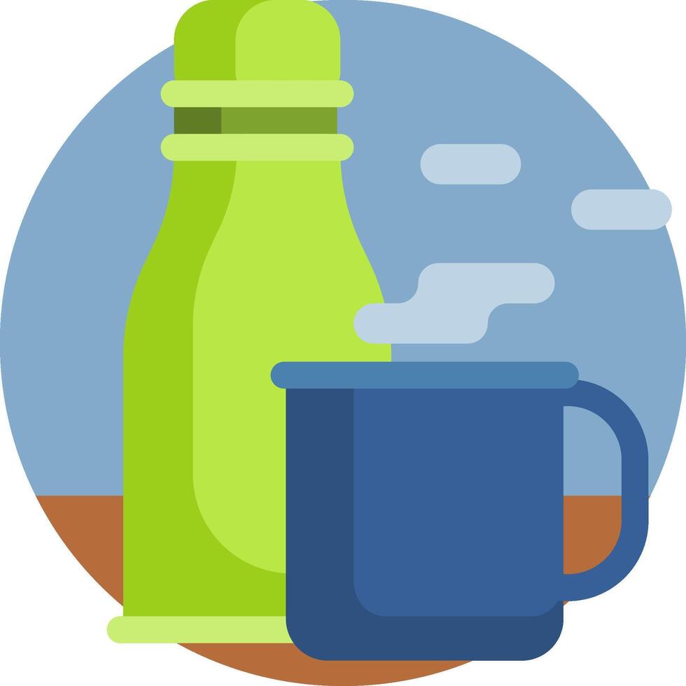 thermos illustration design vector
