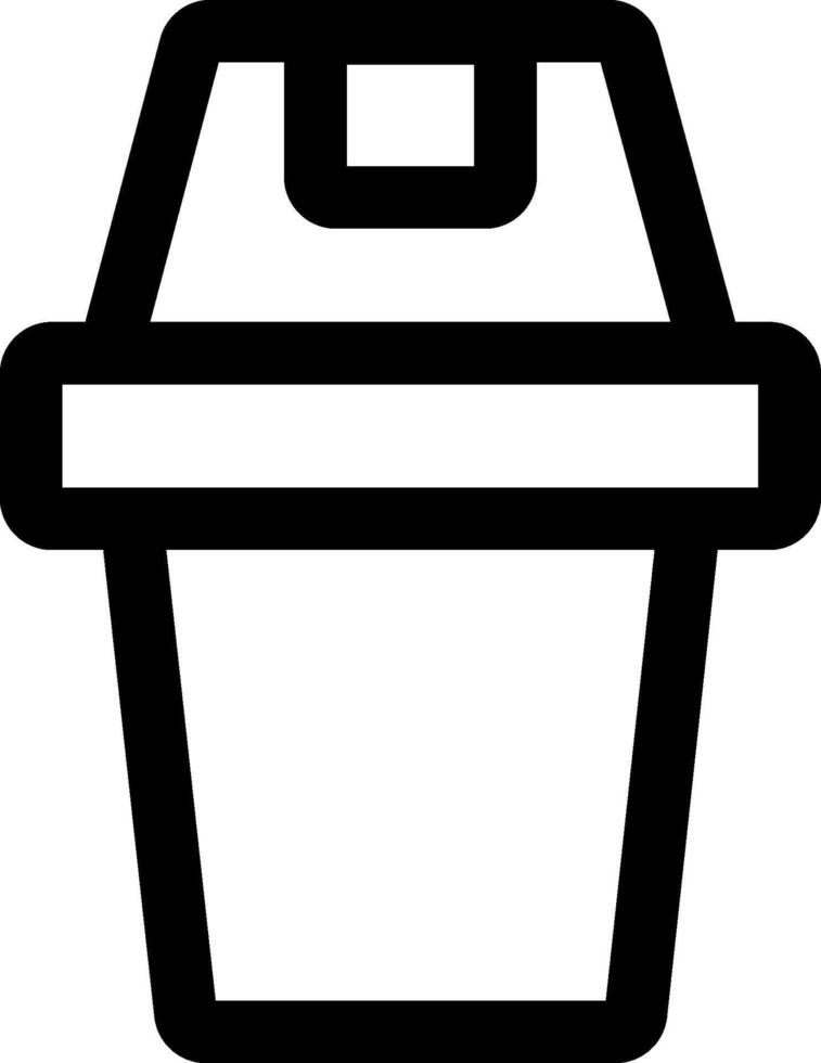 trash can illustration design vector