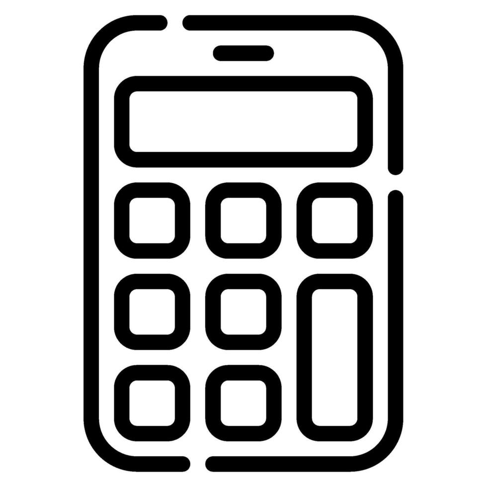Calculator icon for web, app, infographic, etc vector