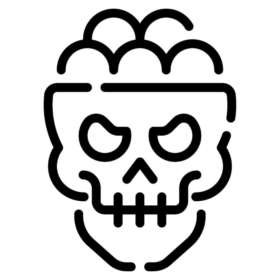 Sugar Skull icon for web, app, infographic, etc vector