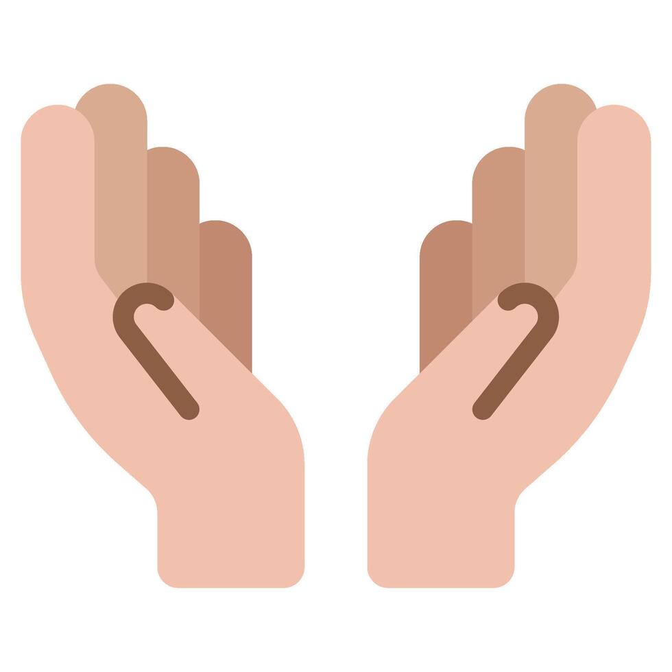 Prayer hands icon for web, app, infographic, etc vector