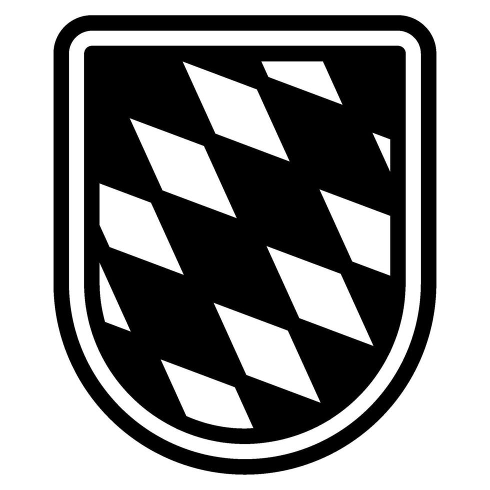 Bavarian Shield icon for web, app, infographic, etc vector
