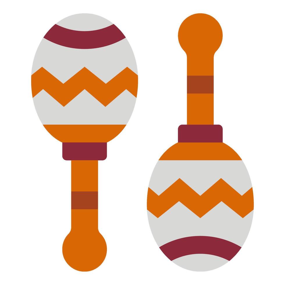 Maracas icon for web, app, infographic, etc vector