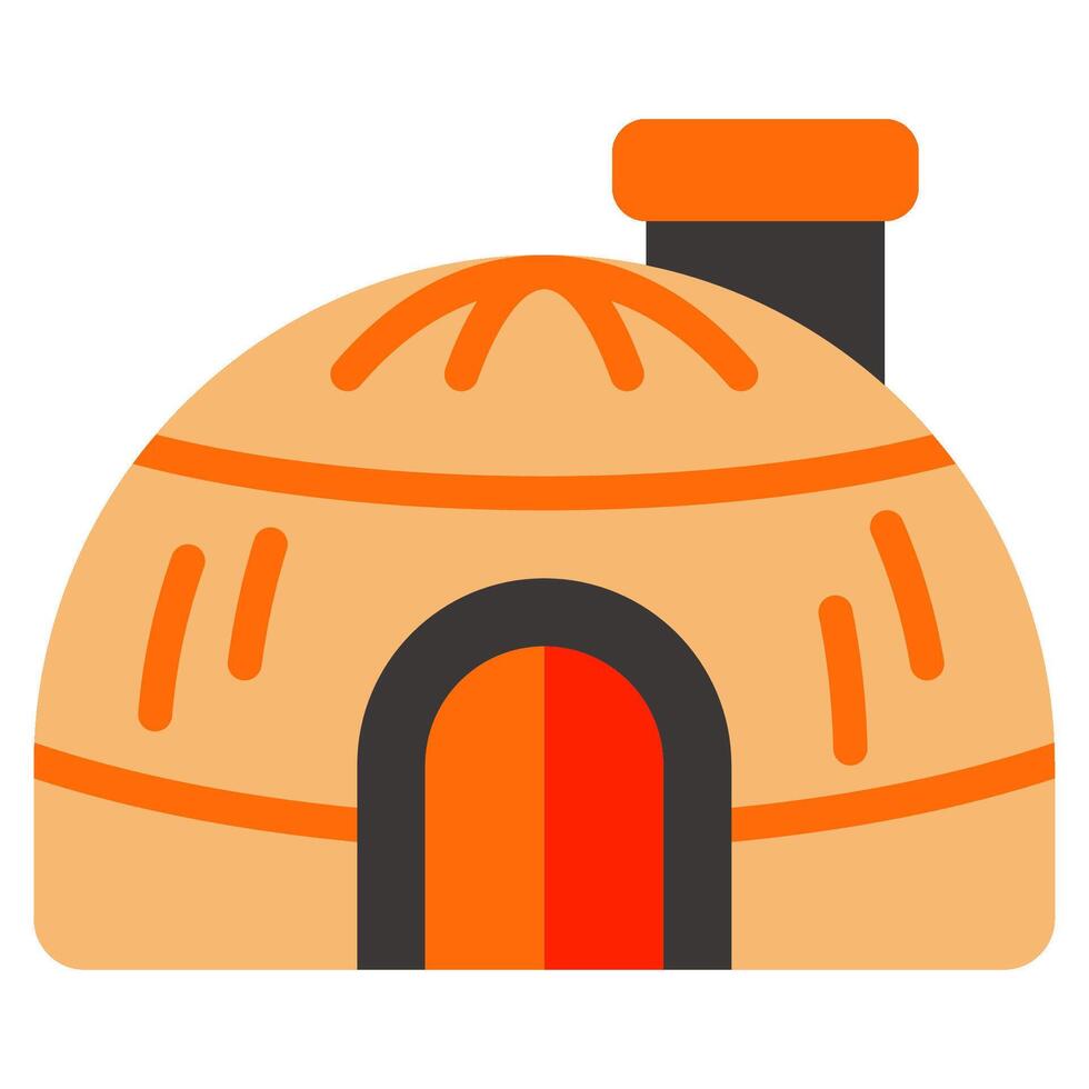 wigwam icon for web, app, infographic, etc vector