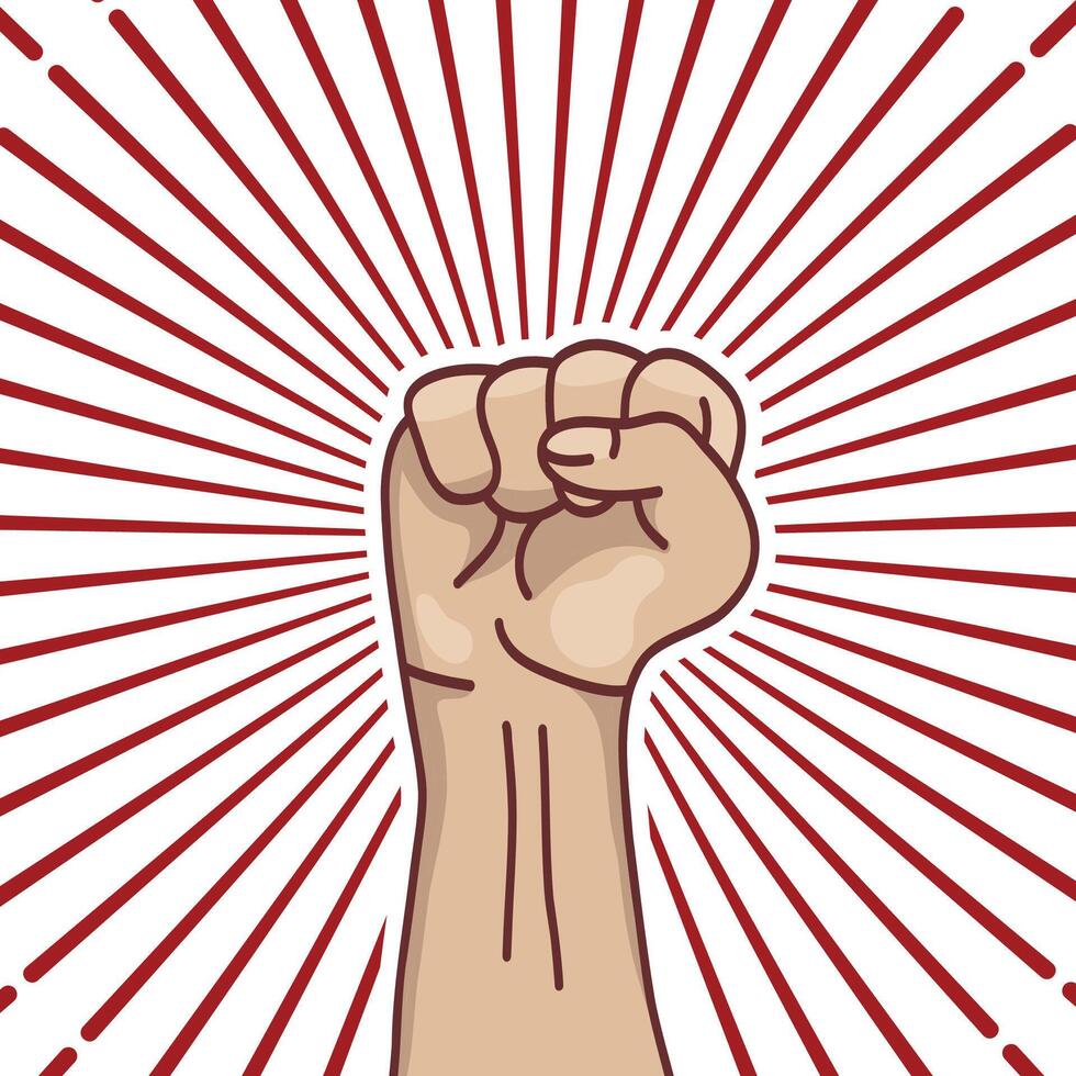 Clenched fist hand icon design vector