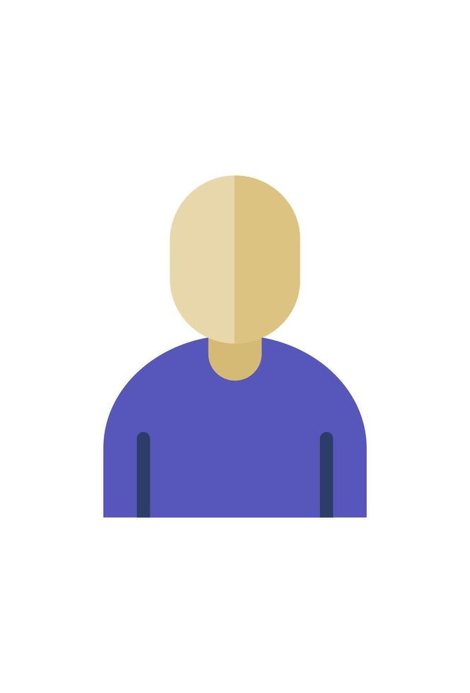 simple person icon. simple symbol profile vector