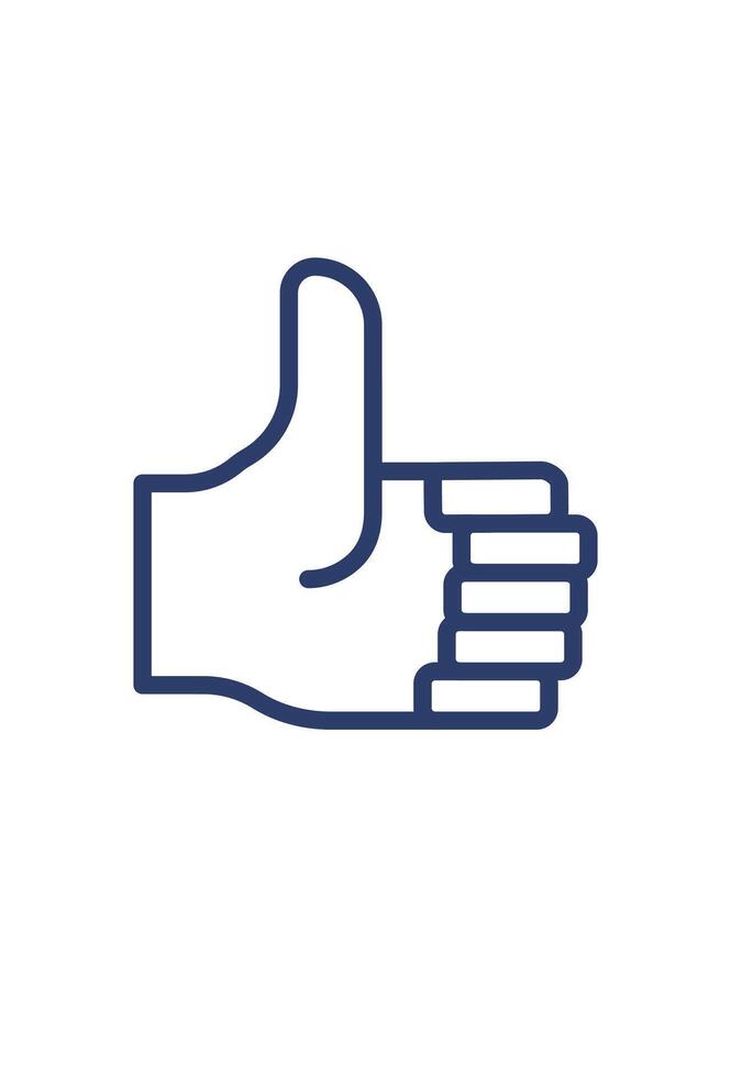 simple like icon . simple like symbol vector