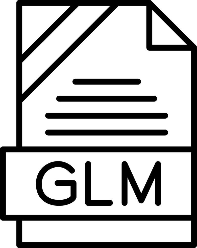 GLM Icon Design vector
