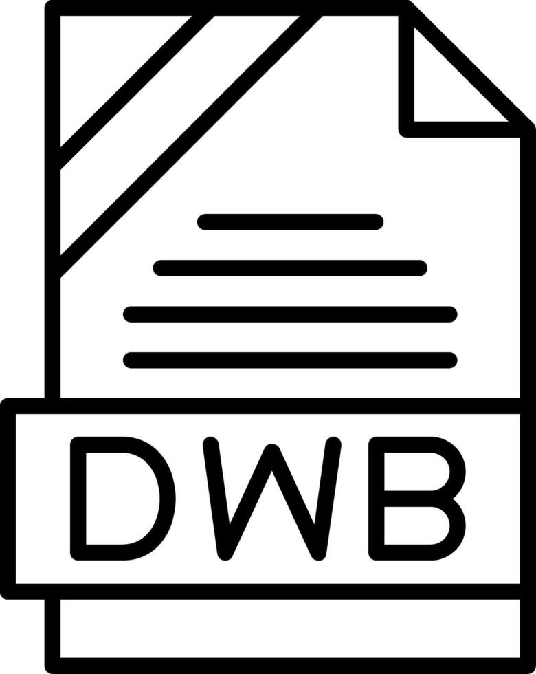 DWB Icon Design vector