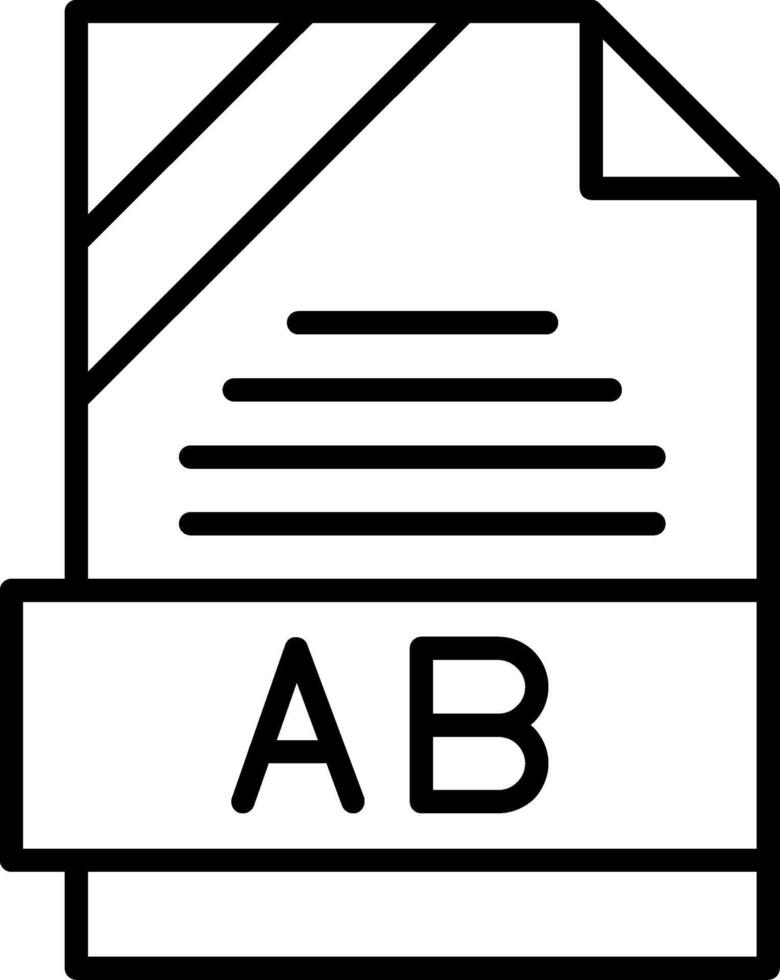 AB Icon Design vector