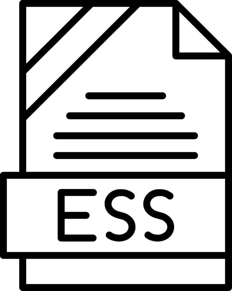ESS Icon Design vector