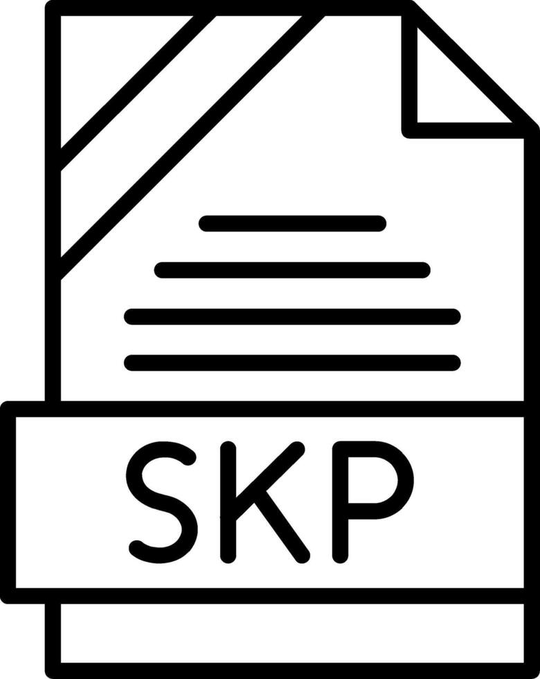 SKP Icon Design vector