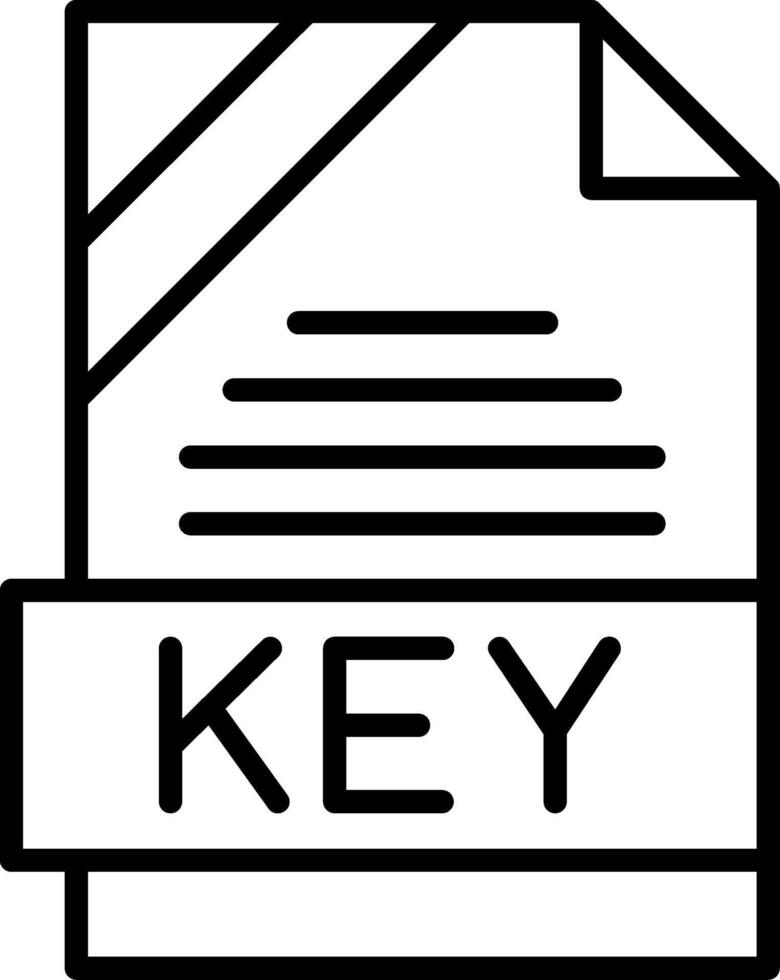 KEY Icon Design vector