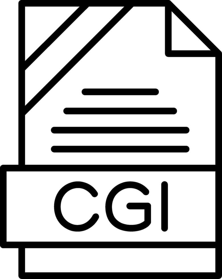 CGI Icon Design vector