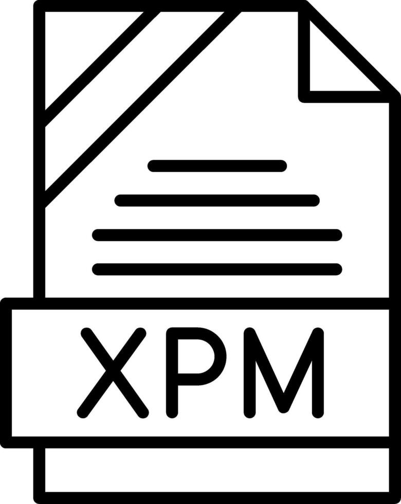 XPM Icon Design vector