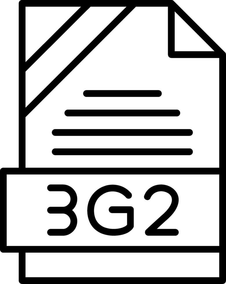 3G2 Icon Design vector