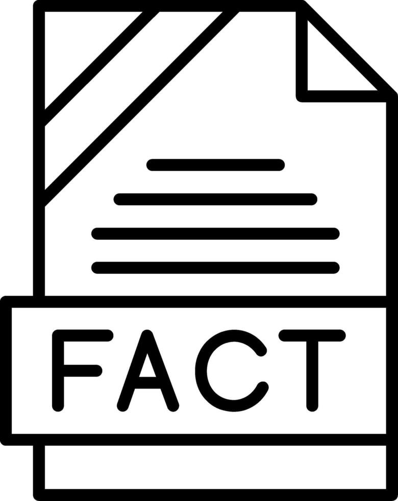 FACT Icon Design vector