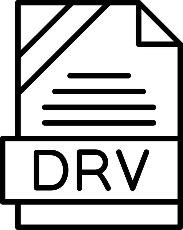 DRV Icon Design vector