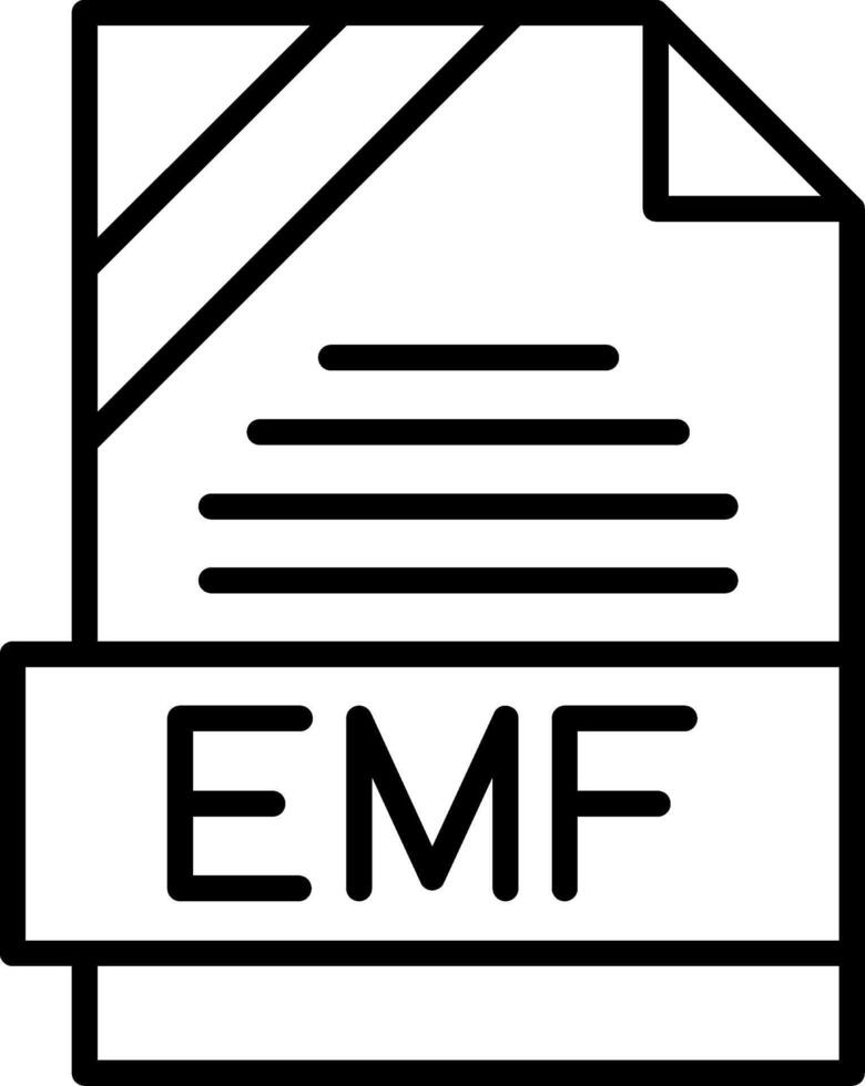 EMF Icon Design vector