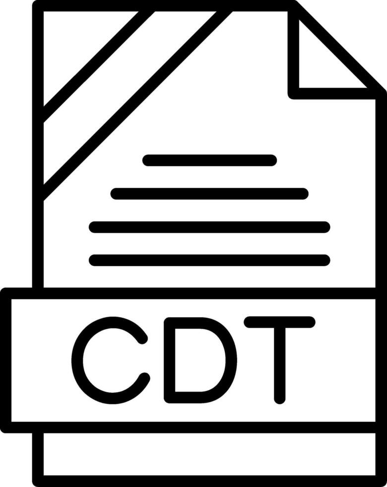 CDT Icon Design vector