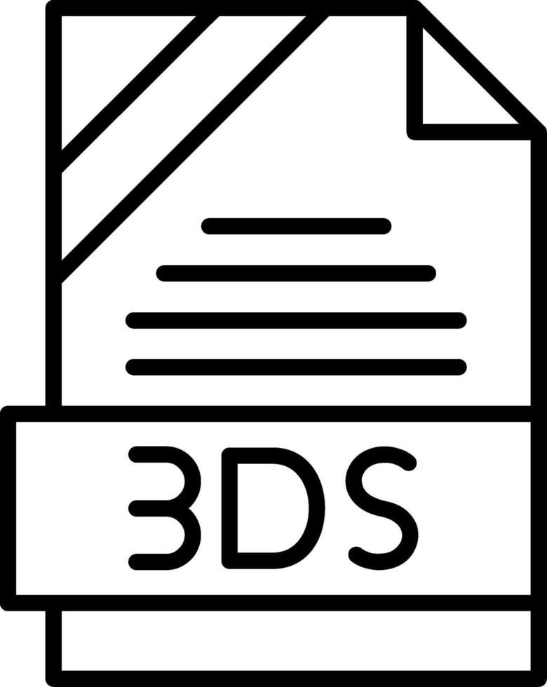 3DS Icon Design vector