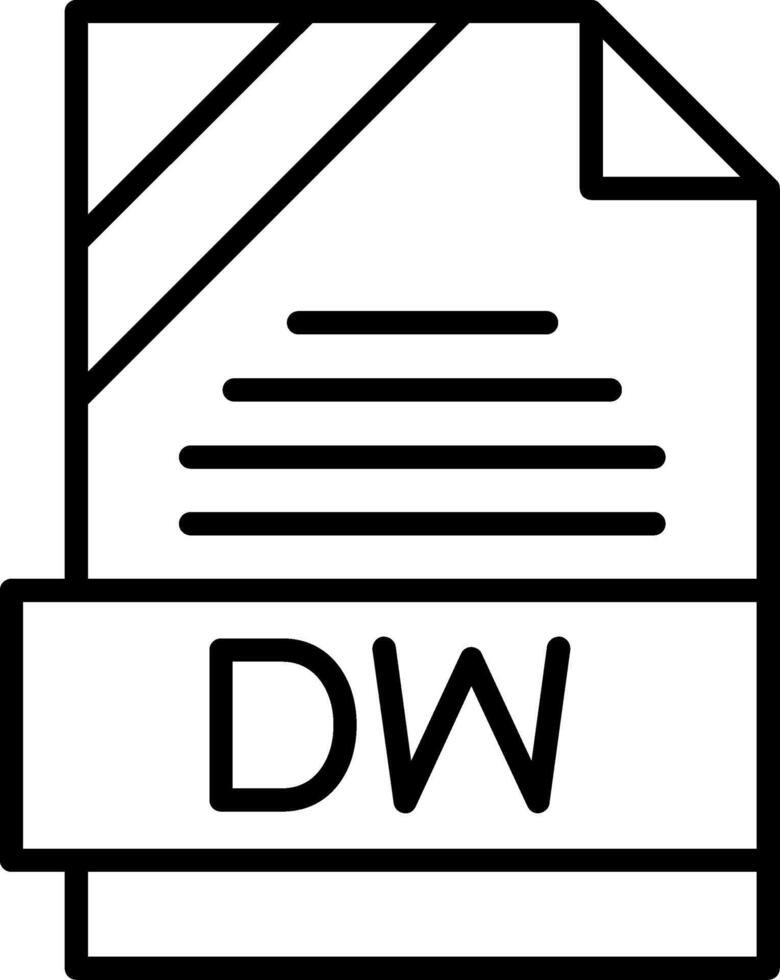 DW Icon Design vector