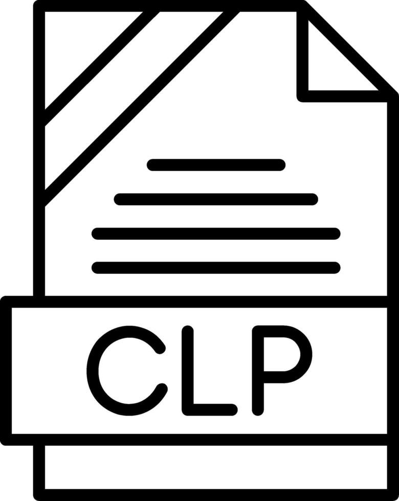 CLP Icon Design vector