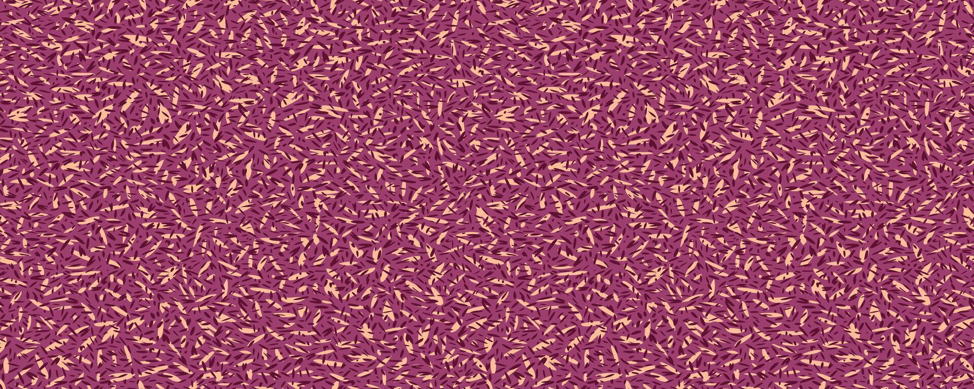Hand drawn layered dots seamless pattern. Burgundy background with crossing abstract organic shapes, drops, spots, circles, snowflakes. Painted spotted texture for print vector