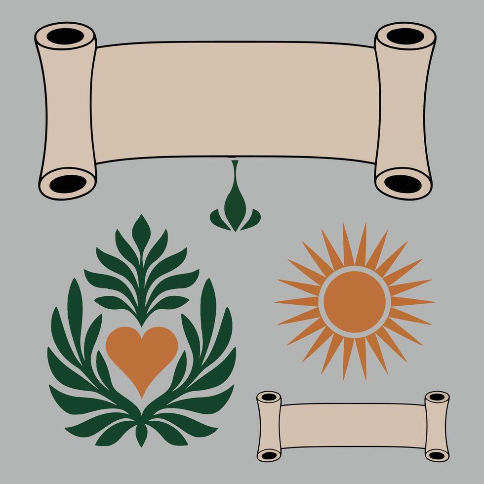 a collection sun vector