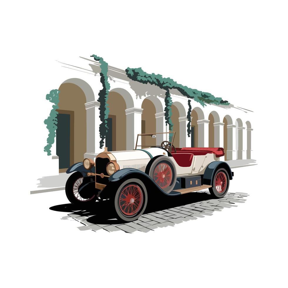A Century of Classic Cars illustration illustration vector