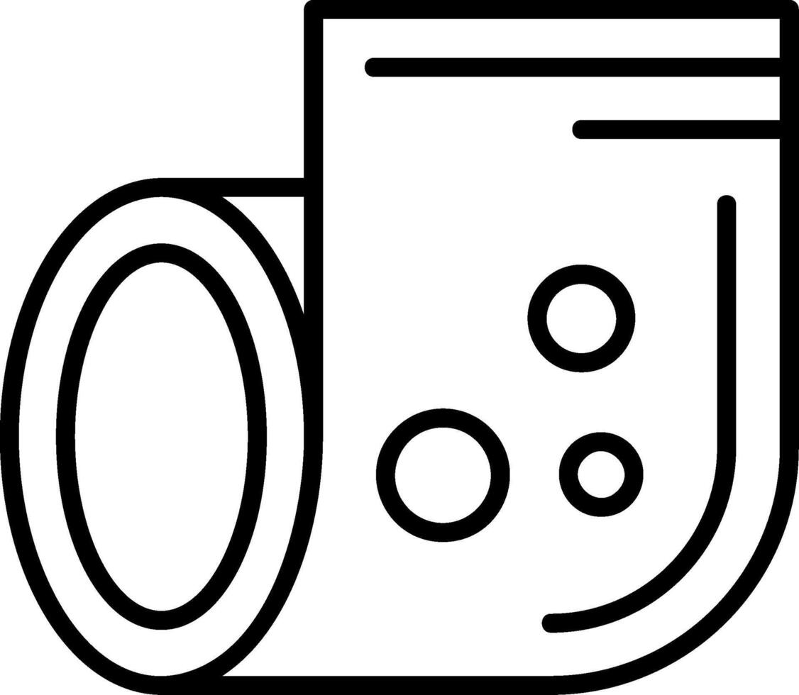Toilet paper Icon Design vector