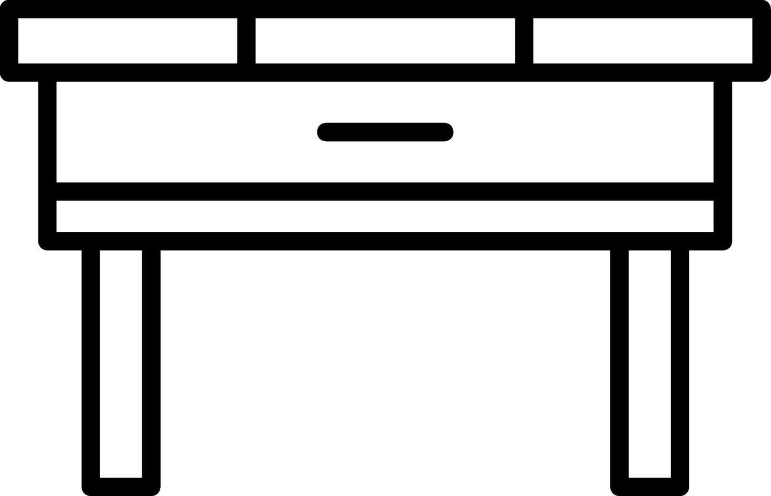 Table Icon Design vector