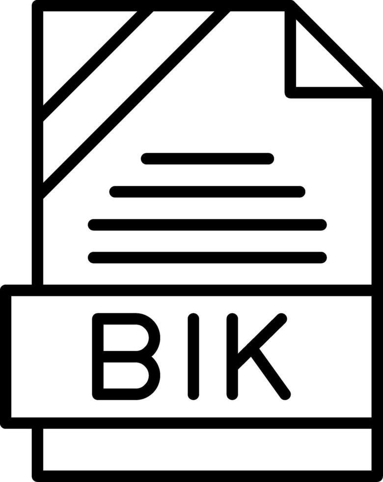 BIK Icon Design vector