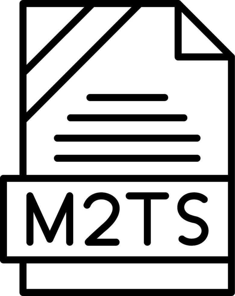 M2TS Icon Design vector