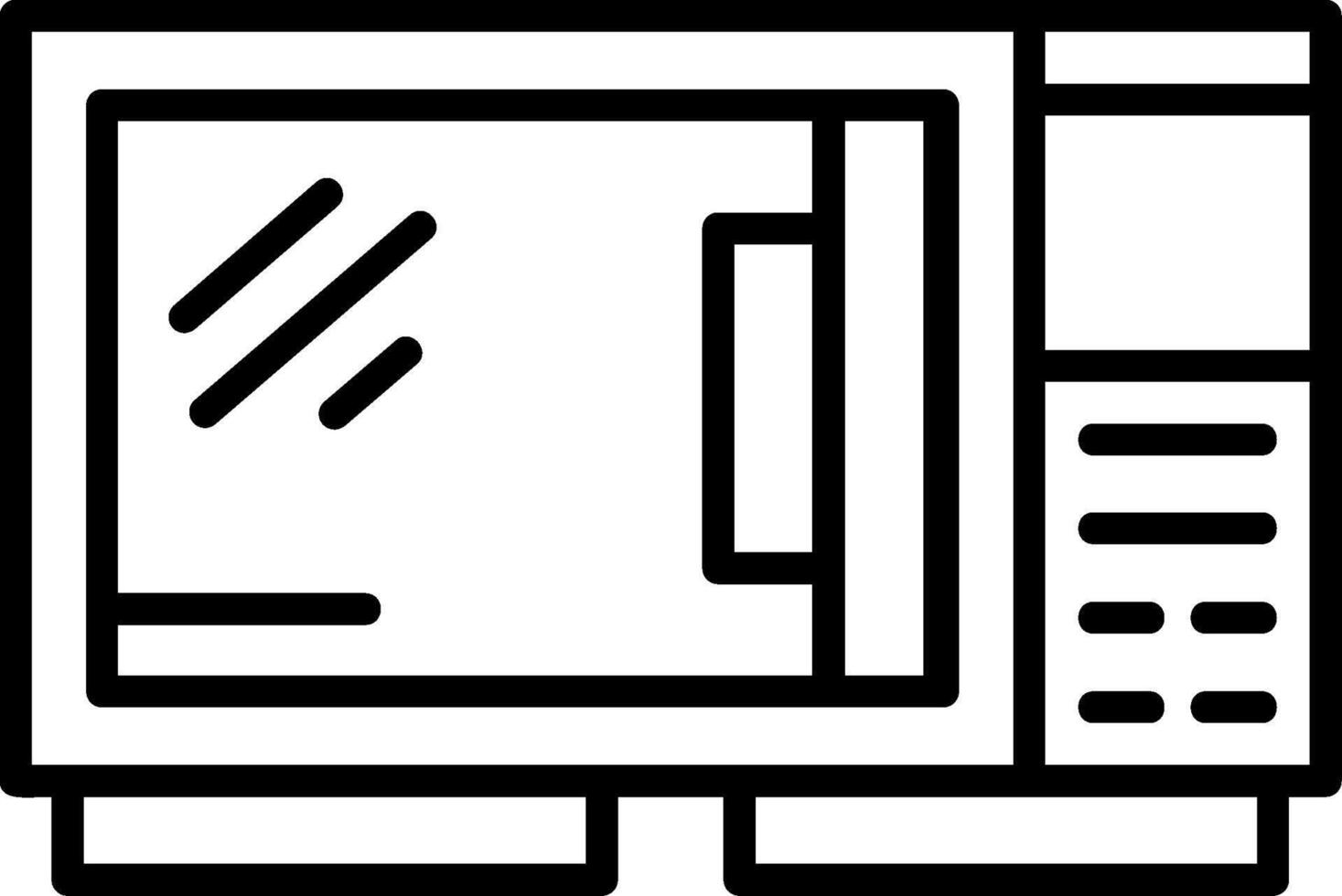 Oven Icon Design vector