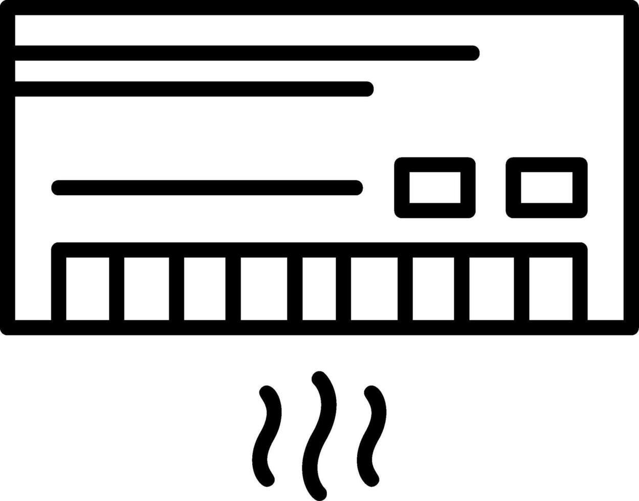 Air conditioner Icon Design vector